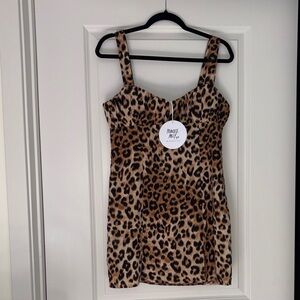Princess Polly Leopard Print Mini Dress